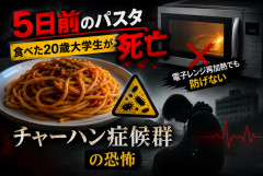 【戦慄】5日前のパスタを食べた20歳大学生が死亡…電子レンジ再加熱でも防げない「チャーハン症候群」の恐怖