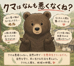 クマはなんも悪くなくね？