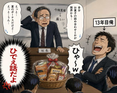 社長「えっと…夏のボーナスだけど…えっと…うん…」