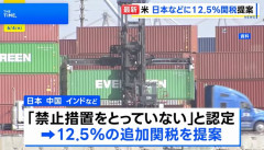 トランプ米政権、日本や韓国など60カ国に対する最大12.5％の新関税案…ウイグルなど強制労働めぐり！
