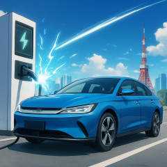 🇨🇳🚙⚡BYDの爆速EV充電、3分で東京～大阪分   |  EVが流行らない理由として充電時間とか航続距離とか重さとか色々言われてきたけど