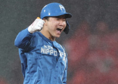 日本ハム、5時間超え雨の激闘制す！延長12回山県が勝ち越し打！5位転落阻止