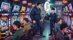 身長2㍍超えの大男「やっべぇ！パチ屋に大麻入ったカバン忘れたぁ！」ｳﾛｳﾛ　警察「探し物はこちらですか？」黒ﾊﾞｯｸﾞﾁﾗ　大男「…😱」