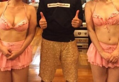 【画像】双子姉妹アイドル、お●ぱいの大きさは違った