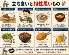 「立ち食い」と相性悪いもの