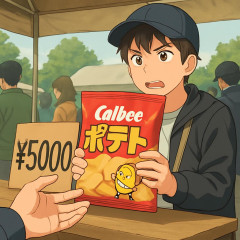 カルビーの新パッケージ、早くも高額転売