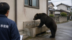 【速報】福島のクマ、蛇口ひねり水飲み、窓割らずに鍵開け逃走、麻酔銃対策の防弾チョッキも発明し着用
