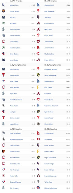 大谷、サイヤングオッズでスキーンズを抜くwwwwwww