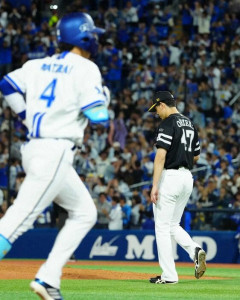 【悲報】大関友久、防御率5.55