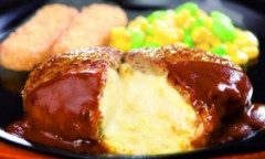 松屋でチーハンバーグ食べた
