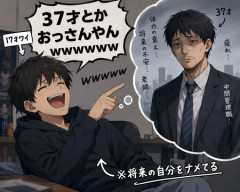 17才ワイ「37才とかおっさんやんwwwwwww」