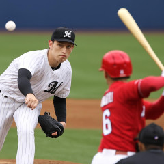 佐々木朗希が7回2安打無失点も勝ち星つかず ド軍サヨナラ勝ち   #MLB |  つかほとんどフォークボールで逃げてるだけじゃん