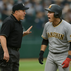 阪神・森下が球審への暴言でプロ初退場   #野球