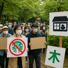 一部が市民団体を立ち上げ反対 スタバが出店辞退…市民の約8割がカフェを望み市が設置案 公園再整備 「木を切るな」から5年 静岡市   |  どうせいつもの共産党w