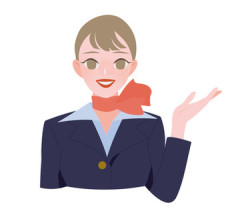 【悲報】CAさん、短すぎるスカートをはかされる