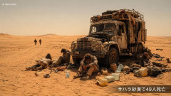 【速報】サハラ砂漠で旅行者を乗せたトラックが故障 さらに飲み水枯渇「修理を試みた旅行者ら49人死亡」「諦め50キロ歩いた2人だけ生存」