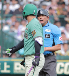 【阪神】森下翔太が暴言でプロ初退場　真鍋勝已球審との口論に球場は騒然　ストライク判定に不満か　前夜の死球にめげず強行出場も…