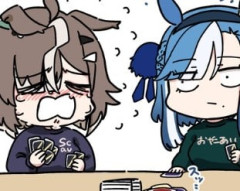 【ウマ娘】ルラちとカードゲームして、いつイカサマに気づくか観察したいわね