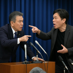兵庫・斎藤知事の会見が大荒れ……記者の菅野完氏が「人〇し」発言   |  最近の底辺ウヨ老害のスローガン