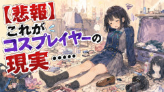 【安心画像】これがコスプレイヤーの現実……