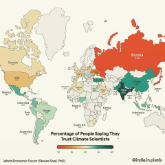 【悲報】日本人、世界で最も「地球温暖化」を信じてなかった…