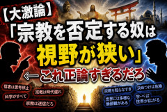 【大激論】「宗教を否定する奴は視野が狭い」←これ正論すぎるだろ