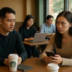 「それ、家じゃダメなの？」──スタバ長時間滞在に冷ややかな目 “スマホ操作”に“PCで仕事”も