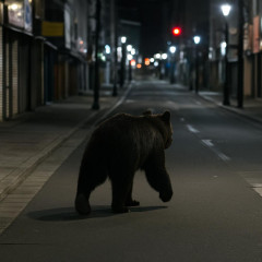 宇都宮のクマ、未明のオリオン通りにも出没 カメラに走り去る姿 市は対策本部を設置   #最新 |  田園風景広がる宇都宮