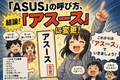 「ASUS」の呼び方、決定してしまう