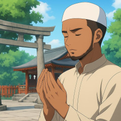 波切神社で「アラー以外に神はなし」と祈る動画が炎上。エジプト出身の帰化日本人