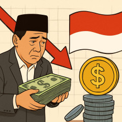 インドネシア、通貨安を防ぐために金利を上げずに為替介入を行い、外貨準備高は危険な減少   |  アホやん通貨安も止めれてないし酷い国だな