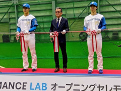 【日本ハム】2軍の新トレーニング施設お披露目式