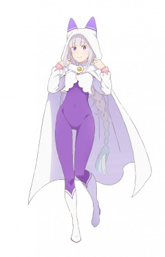 【画像】リゼロのエミリアの服装は何なのｗｗｗｗｗ