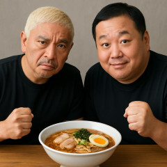 「DOWNTOWN+」から商品化、松本人志＆ダイアン津田のこだわり詰まったラーメン、7月11日通販サイトで発売決定