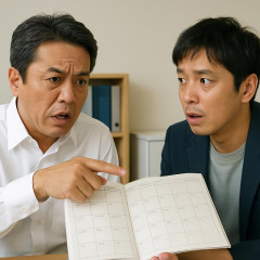 スケジュールを紙ベースで管理するナイナイに、ノブコブ徳井「マジで老害」「2026年ですよ、AIですよ？」   |  何も害は与えてないじゃん