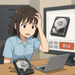 破砕依頼したはずのHDDがネットオークションに…患者や職員など最大51万人分   #個人情報流出