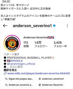 阪神入り決断のアンダーソン・セベリーノ、DeNA入団説が浮上