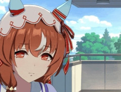【ウマ娘】スティルインラブ「ひょっこり…」← 可愛いなこれ