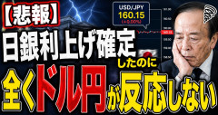 【悲報】日銀利上げ確定したのに全くドル円が反応しない