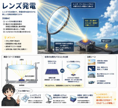 レンズ発電っての考えたんだけどどうかな?