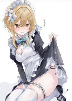 【画像】メイドちゃん「これすごいスースーする・・・//」