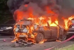 モスクワ郊外で車爆発、ロシア国防省ミサイル砲兵総局のダビドフ中将が死亡…暗殺された可能性！