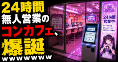 【画像】24時間無人営業のコンカフェ、爆誕してしまうｗｗｗｗｗ