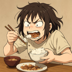 育ちの悪さって飯の食い方に全部出るよな   |  ライスの皿を手に持ちながら食う奴が大嫌い