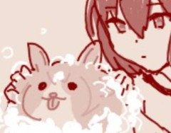 【ウマ娘】真顔でわしゃわしゃするアヤベさん。「ふわふわね」