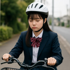 「前髪をあきらめるか…」高校生の自転車ヘルメット着用を義務化へ 静岡