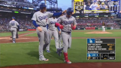 大谷翔平に援護点！ドジャースが６回表にウォードの第３号満塁ホームランでリードを５点に広げる！！！！！！！！！！！！！！