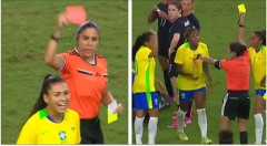 ブラジル女子代表×米国、親善試合で8枚のレッドカード！警告は計11枚…機動隊が出動する事態に
