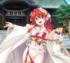 「白い想いは誓いの炎！ブライドエスカ・ルビー！バージンロードを通ってただいま参上！」アリスソフト『超昂大戦』新イベント『恋する異世界花嫁24時！』