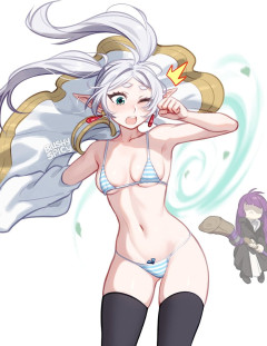 【画像】葬送のフリーレン見たことないんだけど、フリーレンもびっくりさせられたら「きゃっ」とか「ひゃん」とか可愛い声出すの？ｗｗｗｗｗ